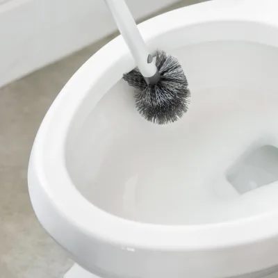 Spazzola WC ad asciugatura rapida + ricambio