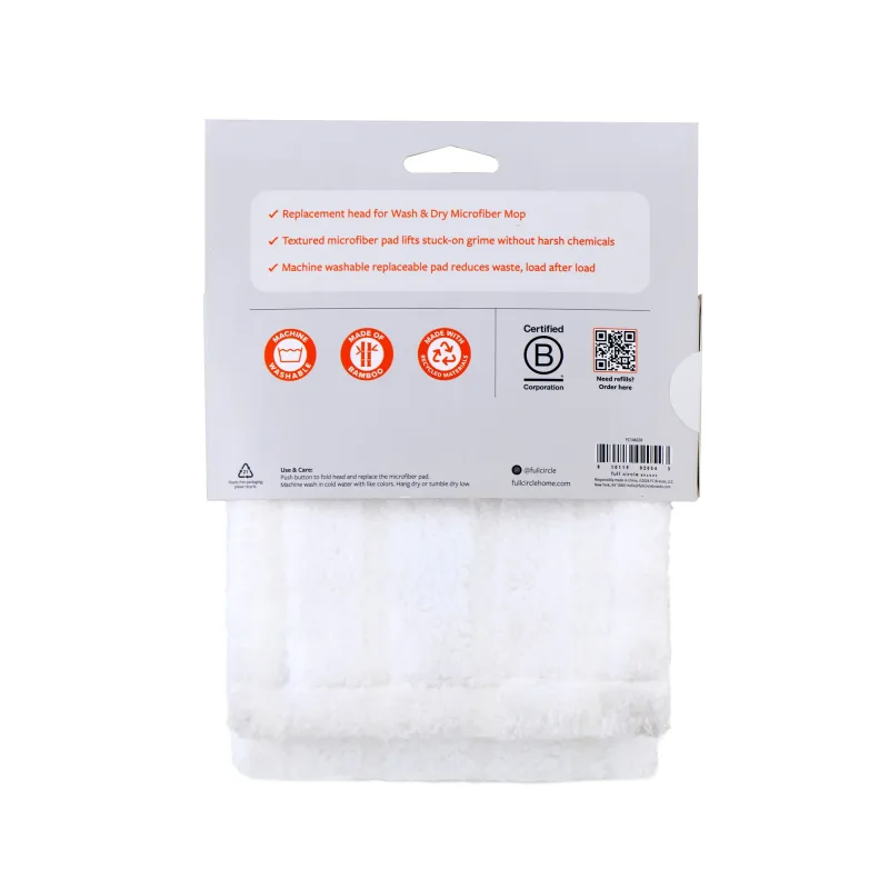 Wash & Dry Microfiber Mop Refill